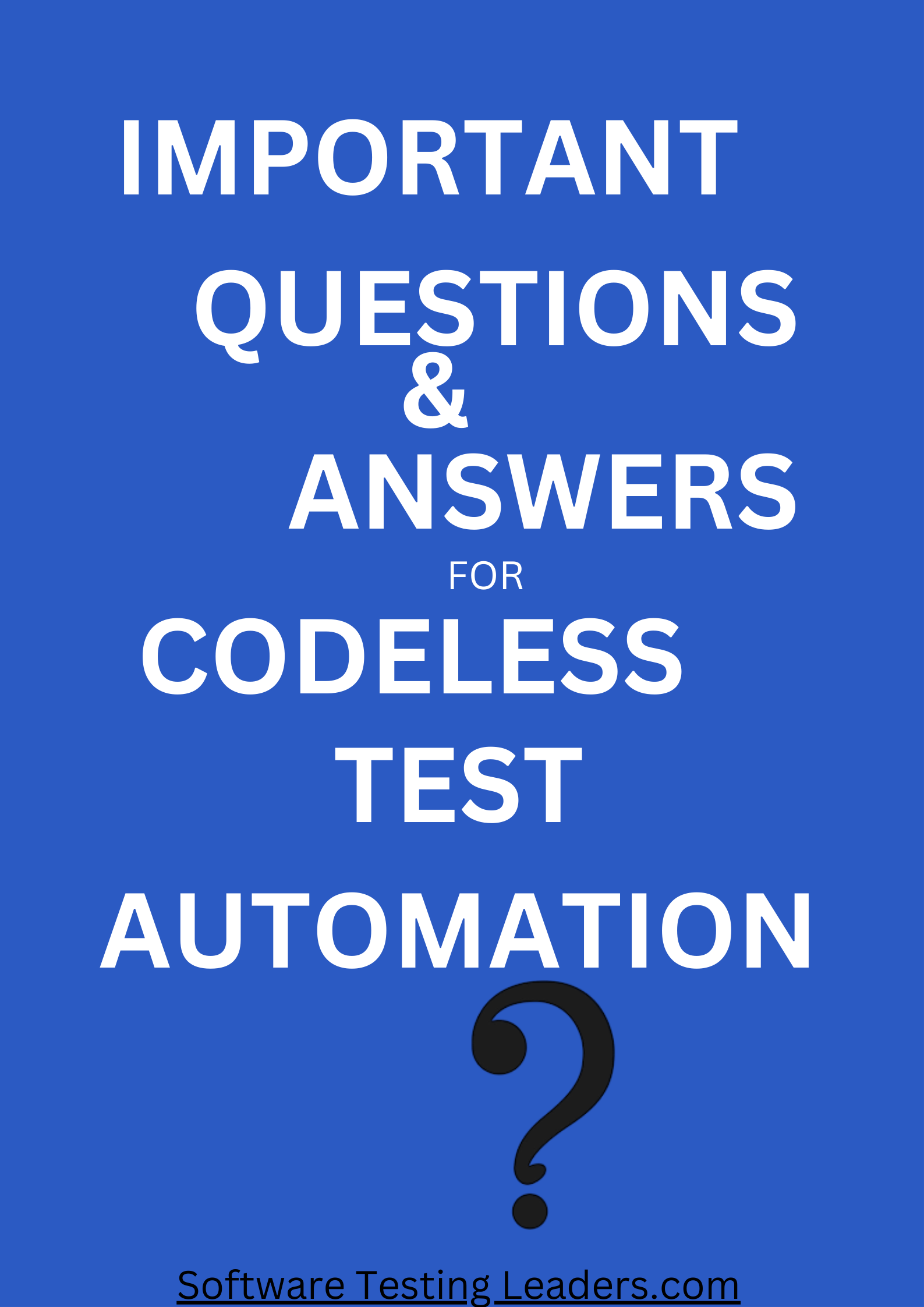 Codeless Test Automation